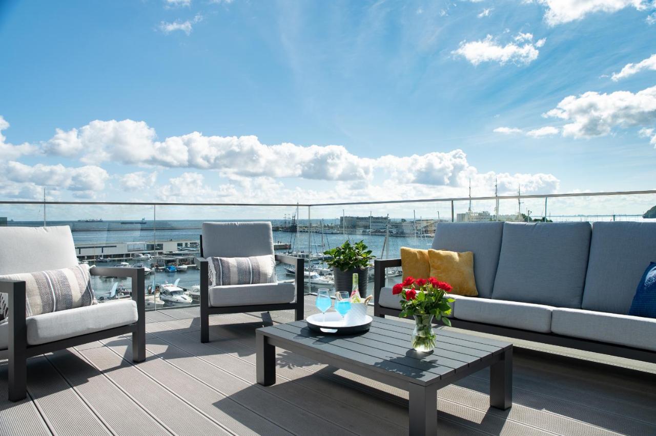 Yacht Park Premium Apartment Sea View Gdynia Buitenkant foto