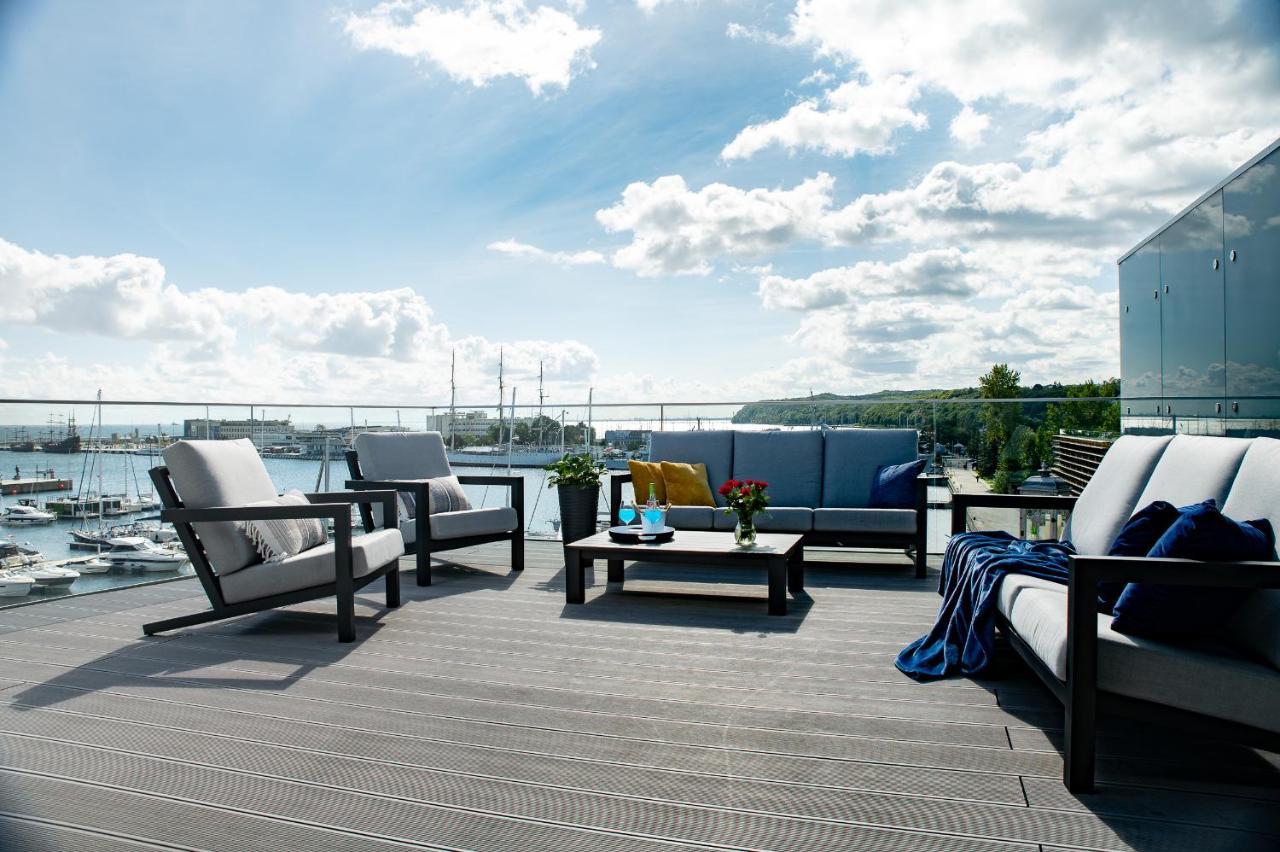 Yacht Park Premium Apartment Sea View Gdynia Buitenkant foto
