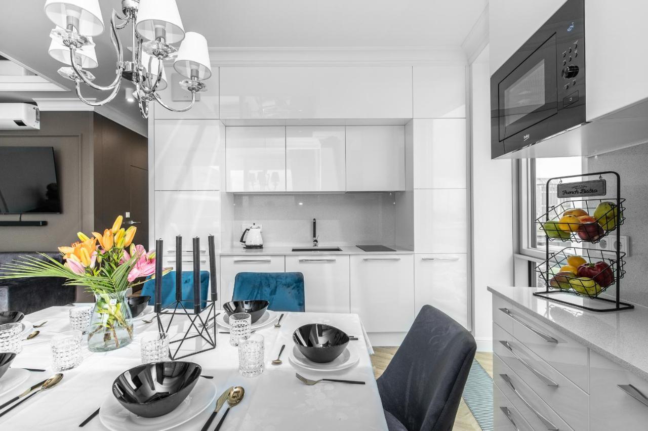 Yacht Park Premium Apartment Sea View Gdynia Buitenkant foto