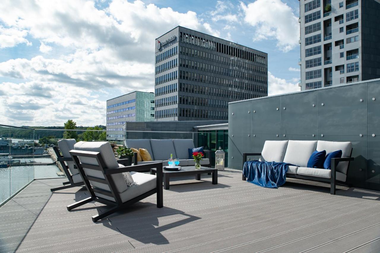Yacht Park Premium Apartment Sea View Gdynia Buitenkant foto